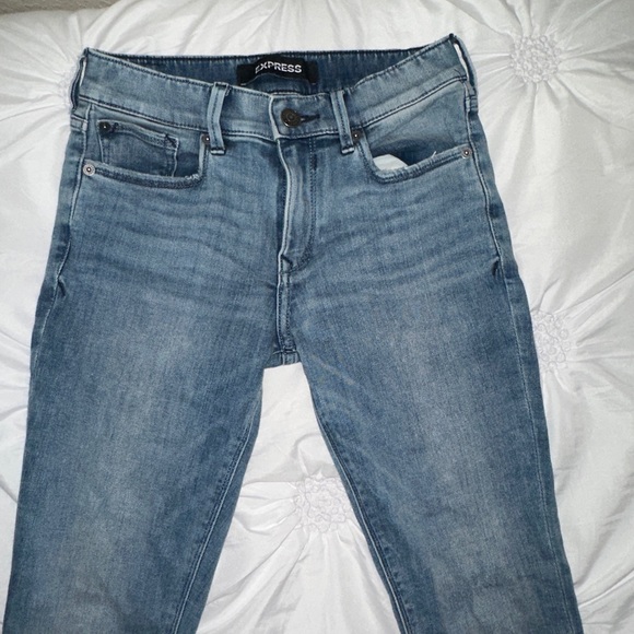 Express skinny jeans mid rise size 0 - Picture 2 of 6